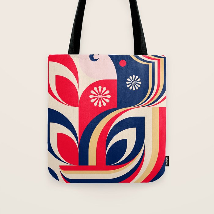 Colorful Girl Tote Bag Gallery Image 1