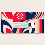 Colorful Girl Desk Mat Gallery Image 1