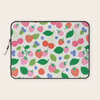 Strawberries and Cherries - Bright Colors Laptop Sleeve Gallery Image 1