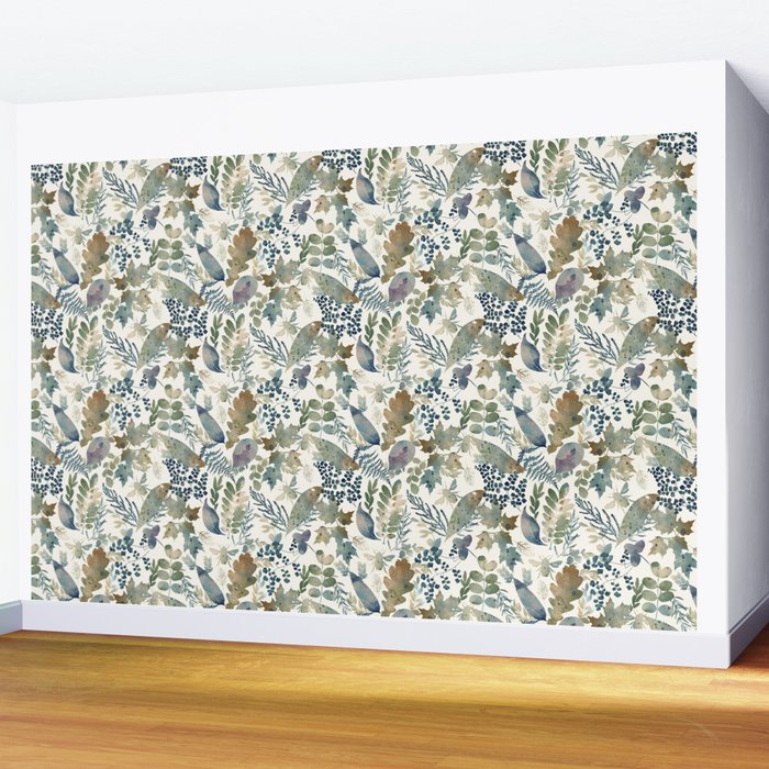 Rustic Nature Scene A Wall Mural Gallery Image 2