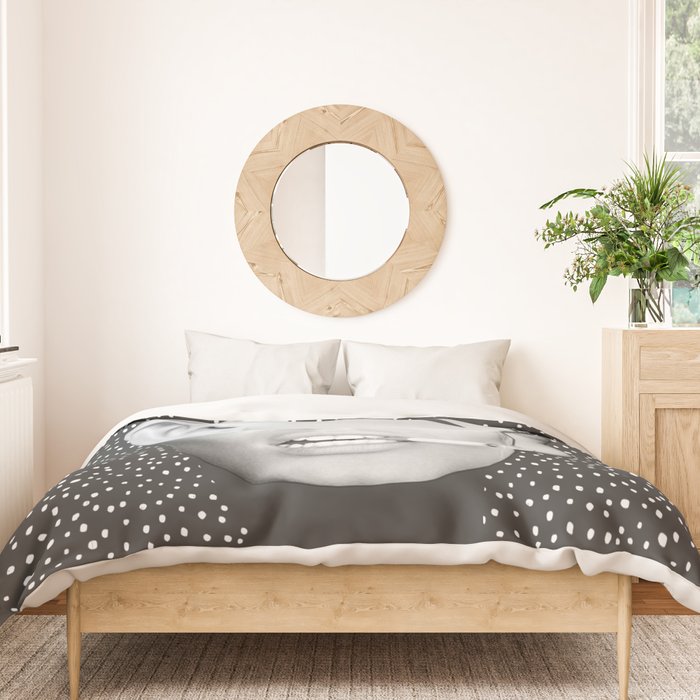 collage art / Faces 2 Duvet Cover Gallery Image 3