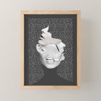 collage art / Faces 2 Mini Art Print Gallery Image 1