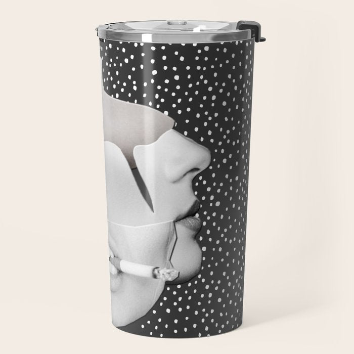 collage art / Faces 2 Travel Mug Gallery Image 2