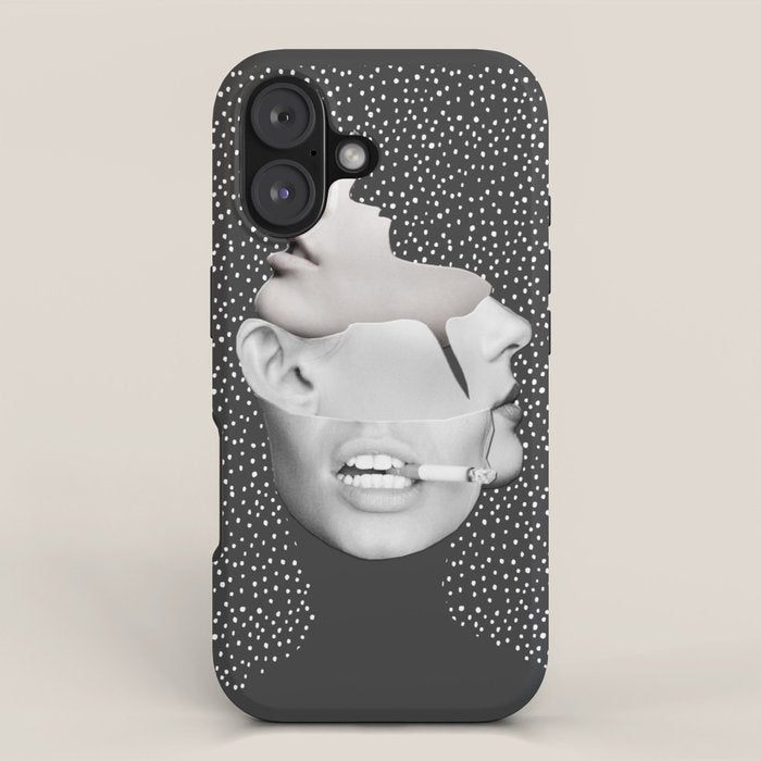 collage art / Faces 2 iPhone Case Gallery Image 1