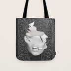 collage art / Faces 2 Tote Bag Gallery Image 1
