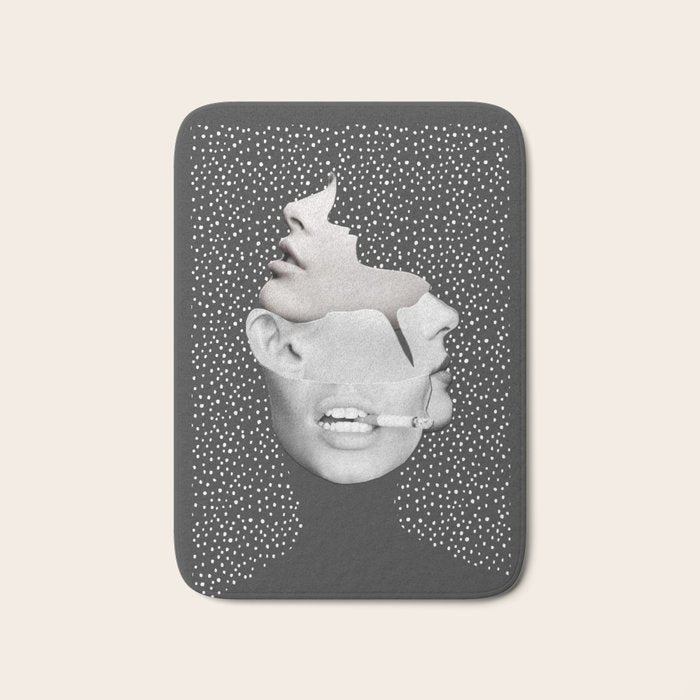 collage art / Faces 2 Bath Mat Gallery Image 1