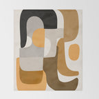 Modern Abstract Shapes 111 Throw Blanket Gallery Image 2