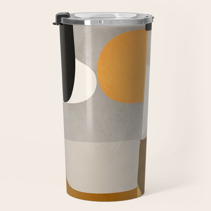 Modern Abstract Shapes 111 Travel Mug Gallery Image 3