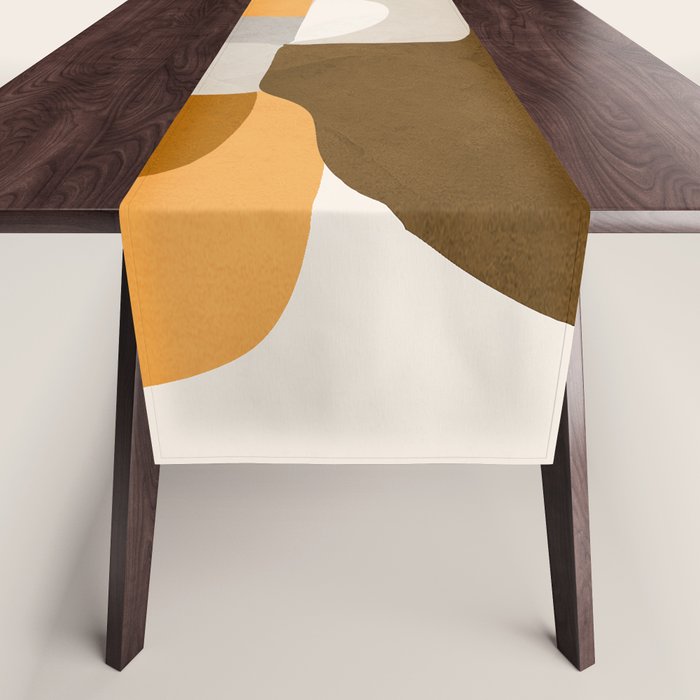 Modern Abstract Shapes 111 Table Runner Gallery Image 1