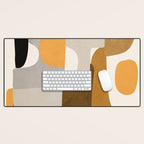 Modern Abstract Shapes 111 Desk Mat Gallery Image 1