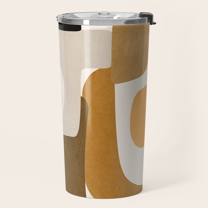 Modern Abstract Shapes 111 Travel Mug Gallery Image 2