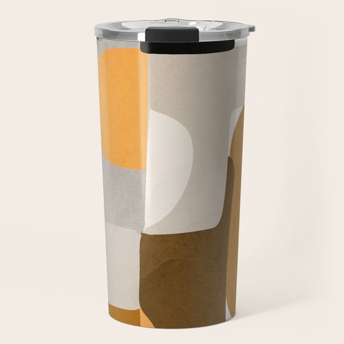 Modern Abstract Shapes 111 Travel Mug Gallery Image 1