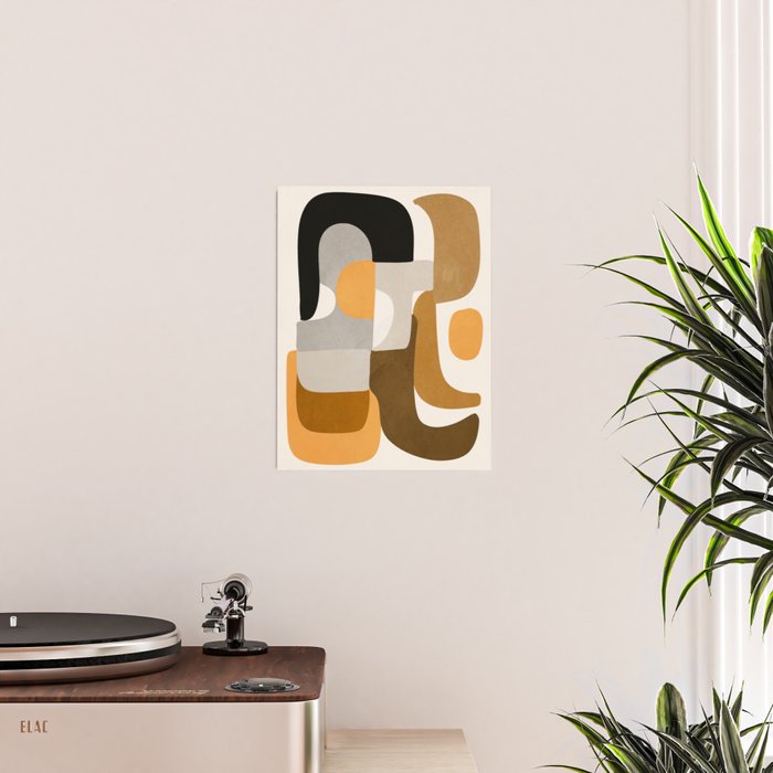 Modern Abstract Shapes 111 Poster Gallery Image 2