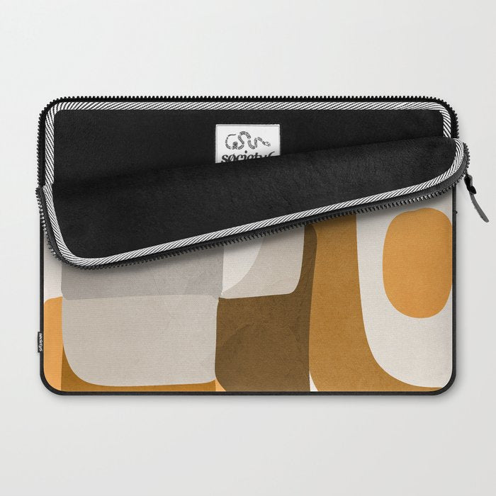Modern Abstract Shapes 111 Laptop Sleeve Gallery Image 2