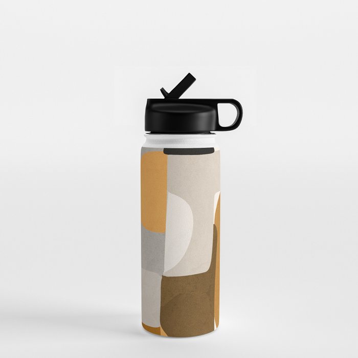 Modern Abstract Shapes 111 Water Bottle Gallery Image 1