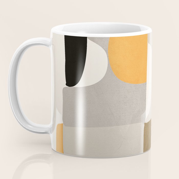 Modern Abstract Shapes 111 Coffee Mug Gallery Image 3