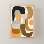 Modern Abstract Shapes 111 Mini Art Print Gallery Image 1