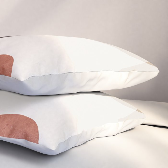 Minimal Abstract Art Plant 7 Pillow Sham Gallery Image 3