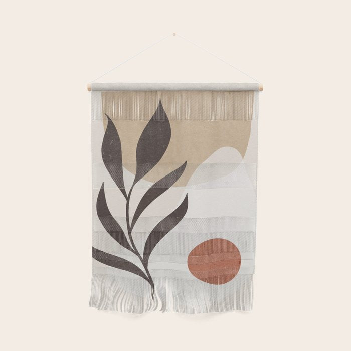 Minimal Abstract Art Plant 7 Wall Hanging Gallery Image 1