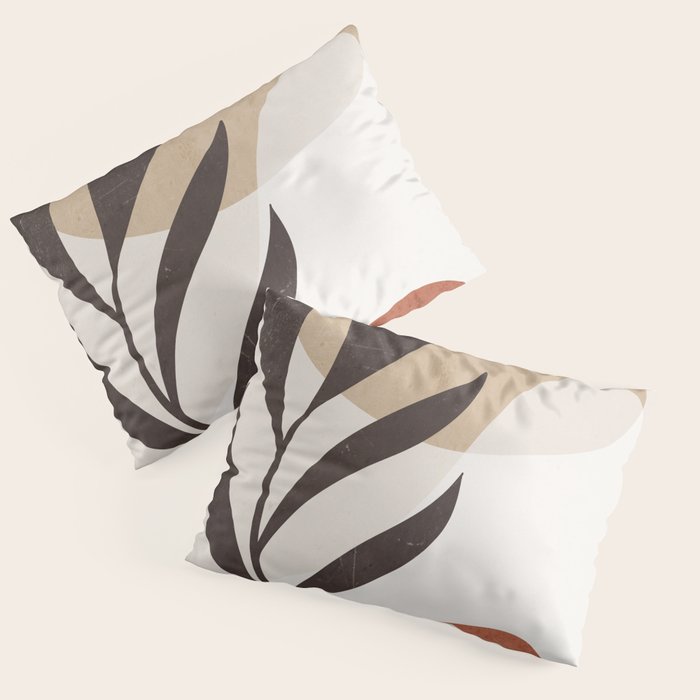 Minimal Abstract Art Plant 7 Pillow Sham Gallery Image 3