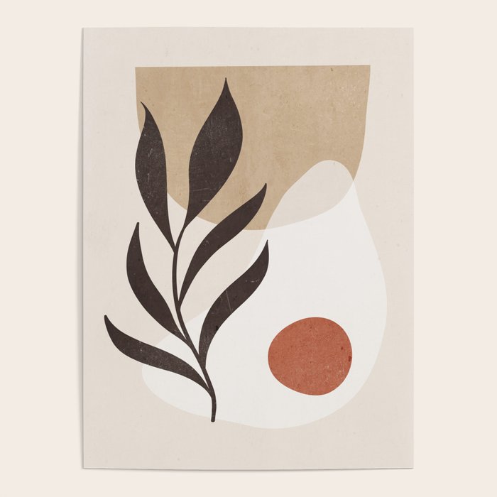 Minimal Abstract Art Plant 7 Poster Gallery Image 1