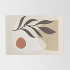Minimal Abstract Art Plant 7 Rug Gallery Image 2