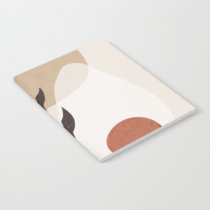 Minimal Abstract Art Plant 7 Notebook Gallery Image 1