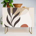 Minimal Abstract Art Plant 7 Credenza Gallery Image 1