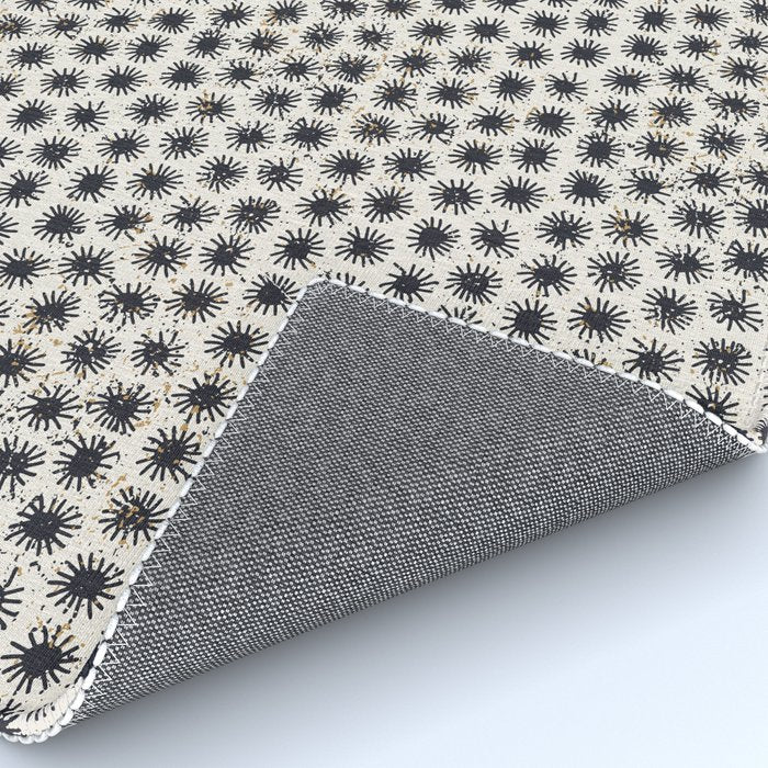 Happy nordic blue sun Rug Gallery Image 4