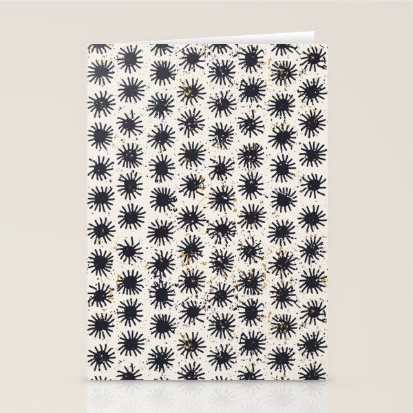 Happy nordic blue sun Stationery Card Gallery Image 1