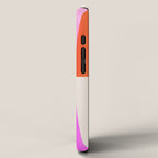 Mid Mod Diamond Pattern 1. textured Pink Green  iPhone Case Gallery Image 2