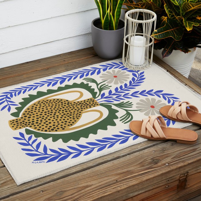 November Vase Outdoor Rug Gallery Image 2