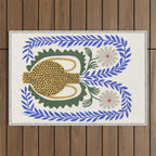 November Vase Outdoor Rug Gallery Image 1