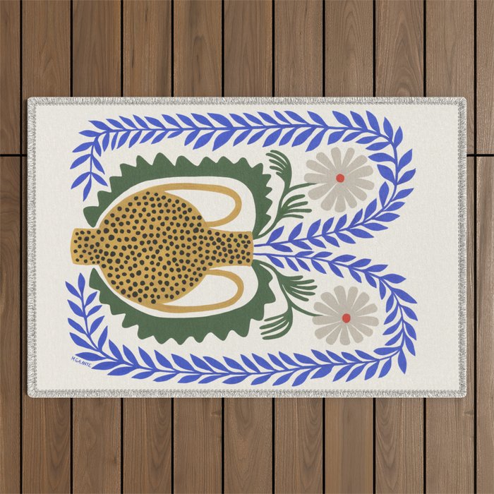 November Vase Outdoor Rug Gallery Image 1