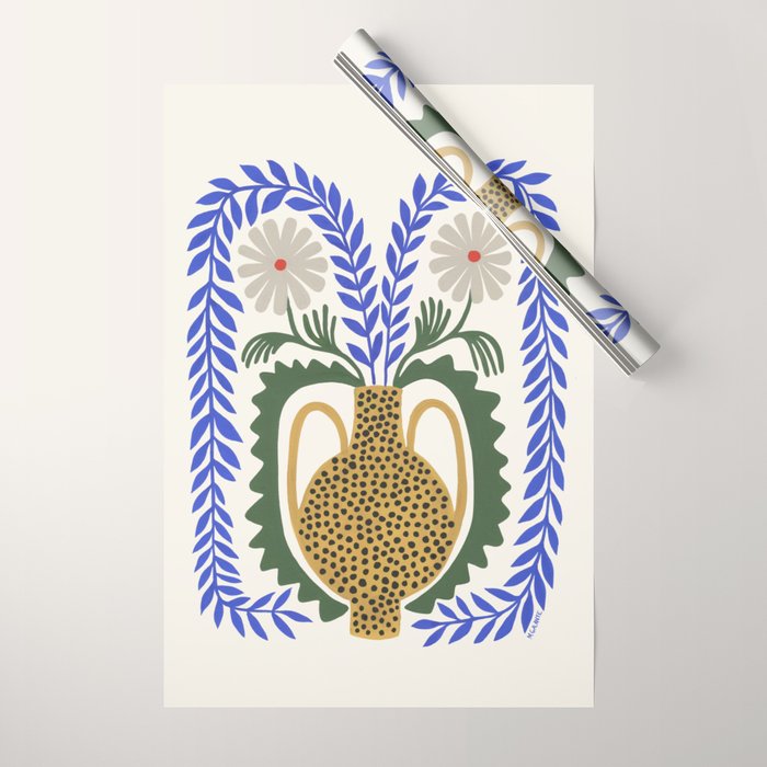 November Vase Wrapping Paper Gallery Image 1