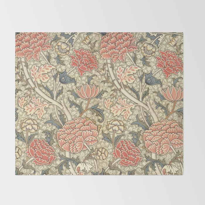 William Morris "Cray" 1. Throw Blanket Gallery Image 2