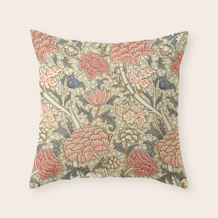 William Morris "Cray" 1. Throw Pillow Gallery Image 6