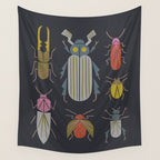 Beetle Specimens Wall Tapestry Gallery Image 4