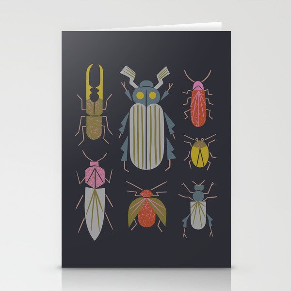 Beetle Specimens Stationery Card Gallery Image 1