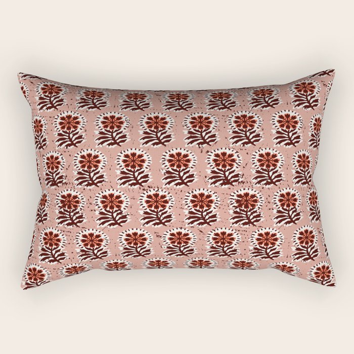 MACHA PINK COSMOS Rectangular Pillow Gallery Image 2