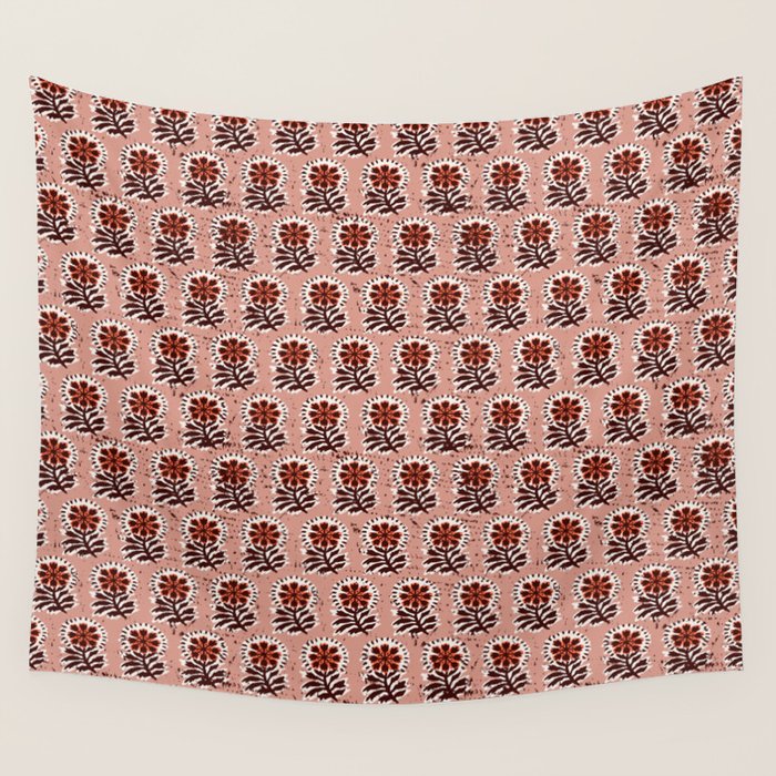 MACHA PINK COSMOS Wall Tapestry Gallery Image 4