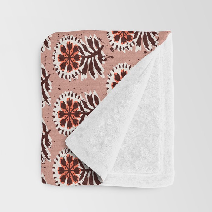 MACHA PINK COSMOS Throw Blanket Gallery Image 3