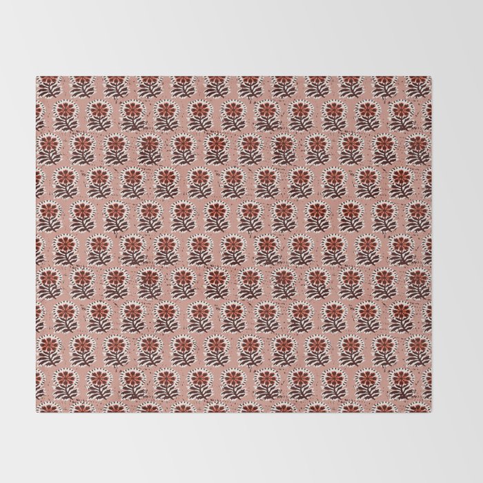 MACHA PINK COSMOS Throw Blanket Gallery Image 2