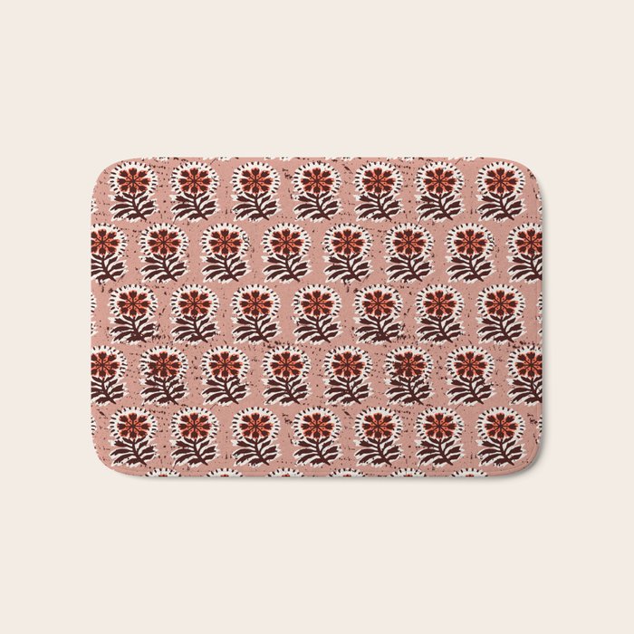 MACHA PINK COSMOS Bath Mat Gallery Image 1
