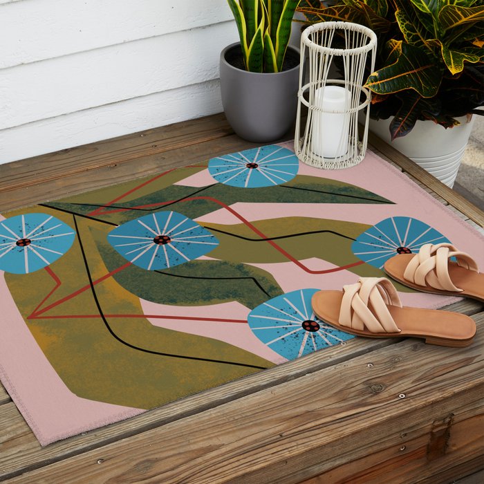 Spring Is Coming Outdoor Rug Gallery Image 2