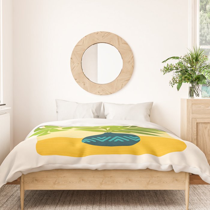 Sunday Morning Window Garden Series Duvet Cover Gallery Image 3