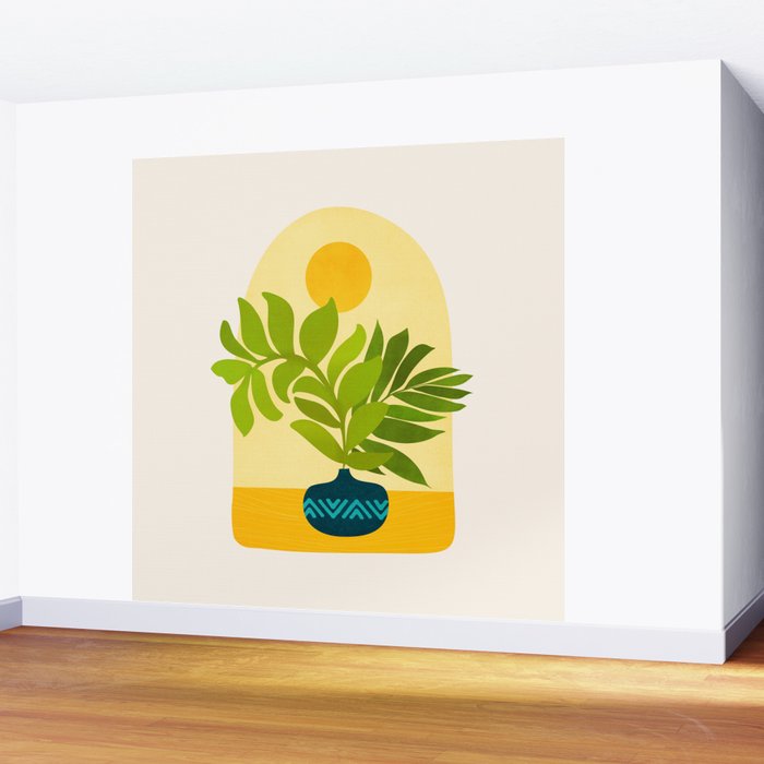 Sunday Morning Window Garden Series Wall Mural Gallery Image 2