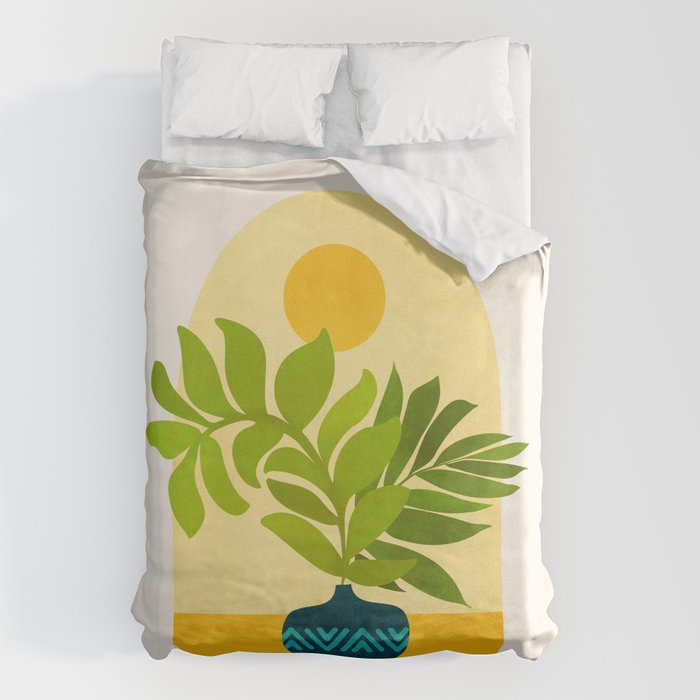 Sunday Morning Window Garden Series Duvet Cover Gallery Image 1