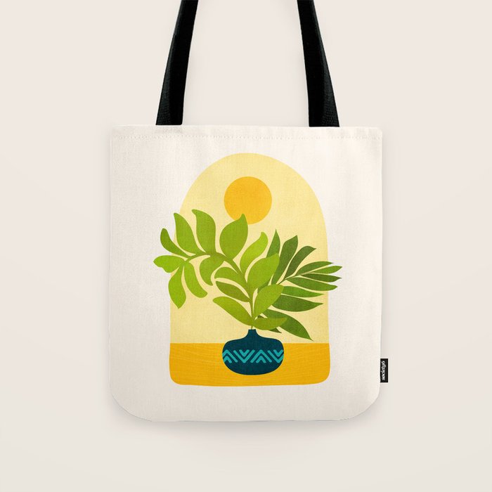 Sunday Morning Window Garden Series Tote Bag Gallery Image 1