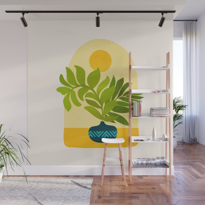 Sunday Morning Window Garden Series Wall Mural Gallery Image 1